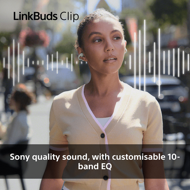 Sony LinkBuds Clip Open Ear Lavender True Wireless Bluetooth Earphones - 4