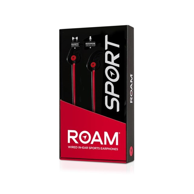 Roam Sports Pro Red Earphones - 2
