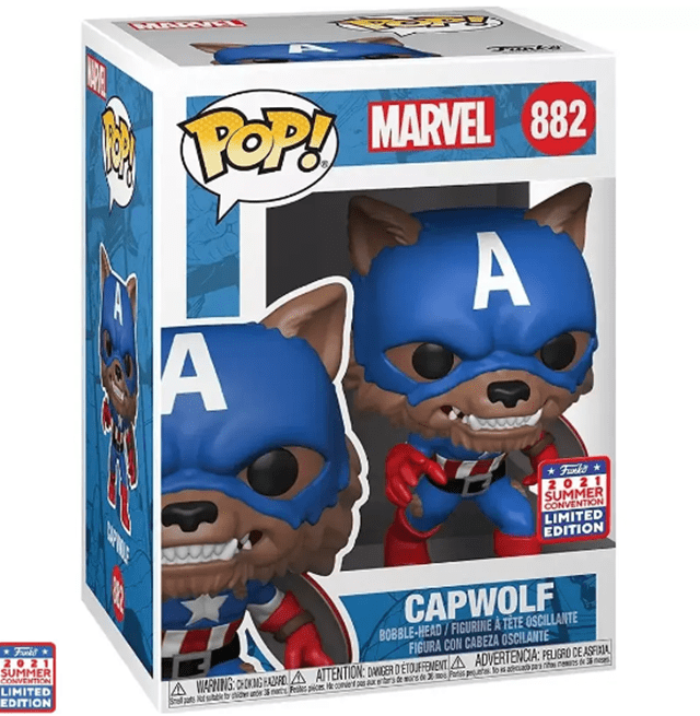 Capwolf (882) Marvel Pop Vinyl - 2