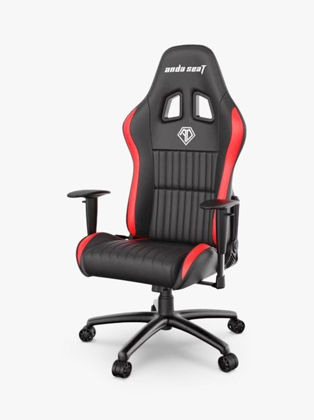 AndaSeat Jungle Series Black & Red Gaming Chair - 4