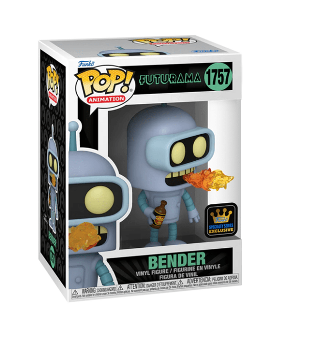 Bender With Chance Of Glow In The Dark Chase 1757 Futurama Funko Pop Vinyl - 2