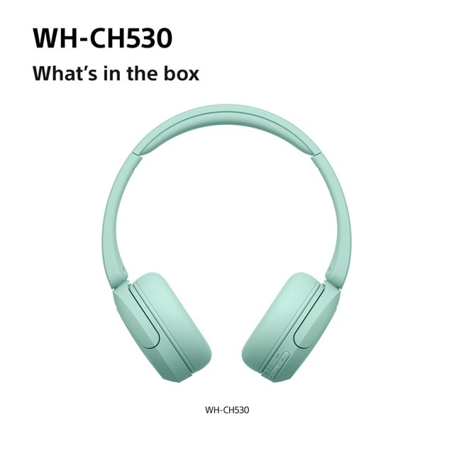 Sony WH-CH530 Green Bluetooth Headphones - 8
