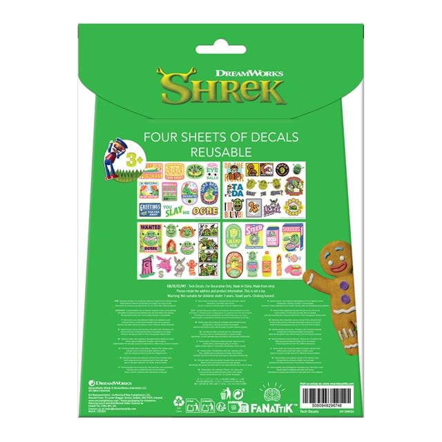 Shrek Tech Decals - 4