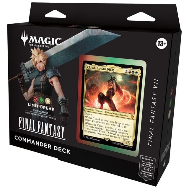 Final Fantasy Commander Deck Limit Break Magic The Gathering Trading Cards - 1