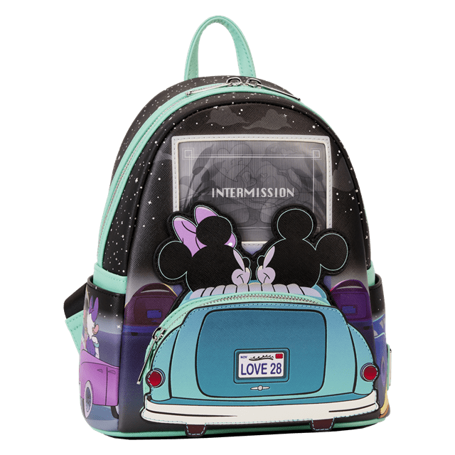 Mickey And Minnie Date Night Drive-In Mini Backpack Loungefly - 2