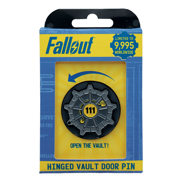 Fallout Hinged Vault Door 111 Pin Badge - 2