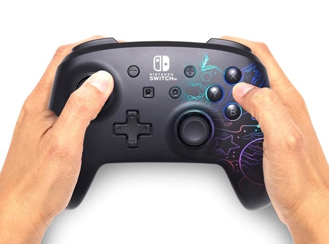 PowerA Enhanced Wireless Controller with Lumectra for Nintendo Switch - Galactic Vortex - 11