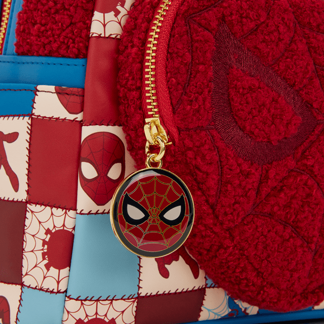 Spider-Man Sherpa Heart Loungefly Mini Backpack - 4