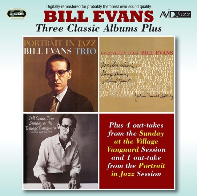 Three Classic Albums Plus: Portrait in Jazz/Everybody Digs/Sunday at Village Vanguard/... - 1
