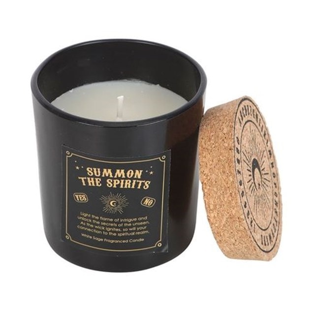 Summon The Spirits Talking Board White Sage Candle - 1