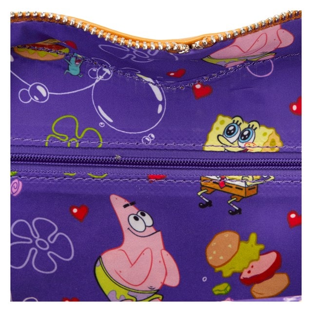 Krabby Patty SpongeBob SquarePants Plush Loungefly Crossbody Bag - 5