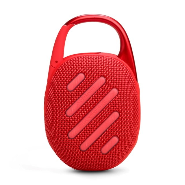 JBL Clip 5 Red Bluetooth Speaker - 2