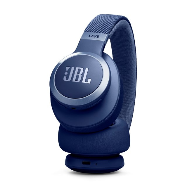 JBL Live 770NC Blue Active Noise Cancelling Bluetooth Headphones - 6