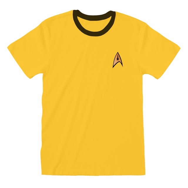 Yellow Uniform Star Trek Tee (Small) - 1