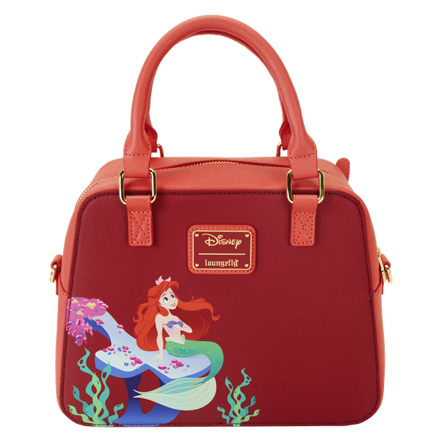 Ariel Face Crossbody Bag Little Mermaid 35th Anniversary Loungefly - 4