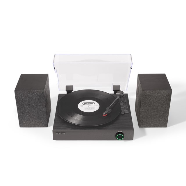 Crosley Zane Black Turntable & Speakers - 17