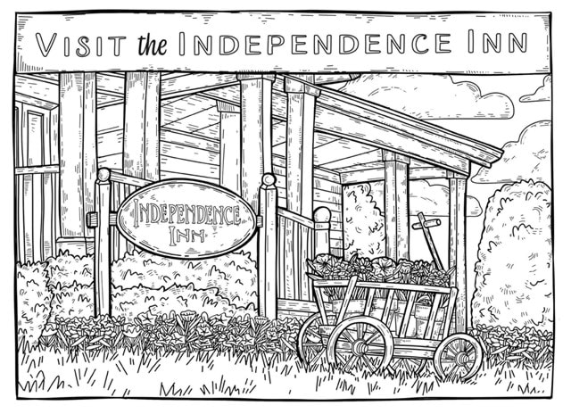 Gilmore Girls Greetings From Stars Hollow A Postcard Colouring Book - 3