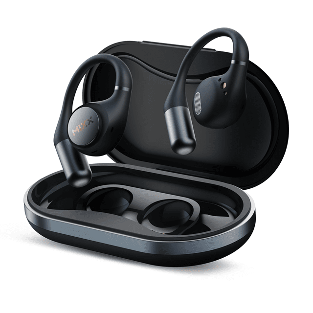 Mixx Audio Airflow Black Open Ear True Wireless Bluetooth Sports Earphones - 1