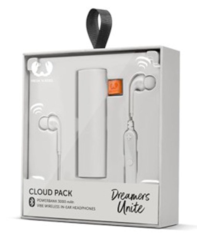 Fresh N Rebel Gift Pack Cloud: Vibe Bluetooth Earphones & 3000Mah Power Bank - 2