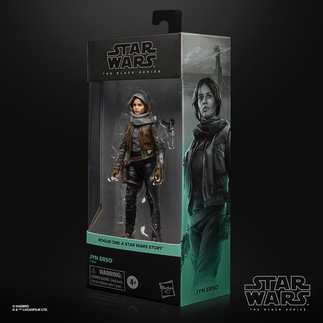 Jyn Erso Rogue One Star Wars Black Series Action Figure - 7