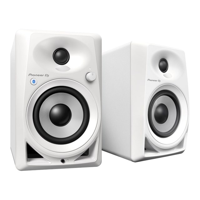 Pioneer DJ DM-40DBT White 4" Bluetooth Monitor Speakers - 1