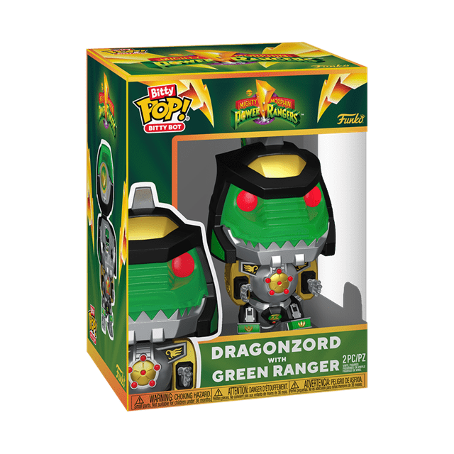 Dragonzord With Green Ranger Power Rangers Funko Bitty Bots - 3