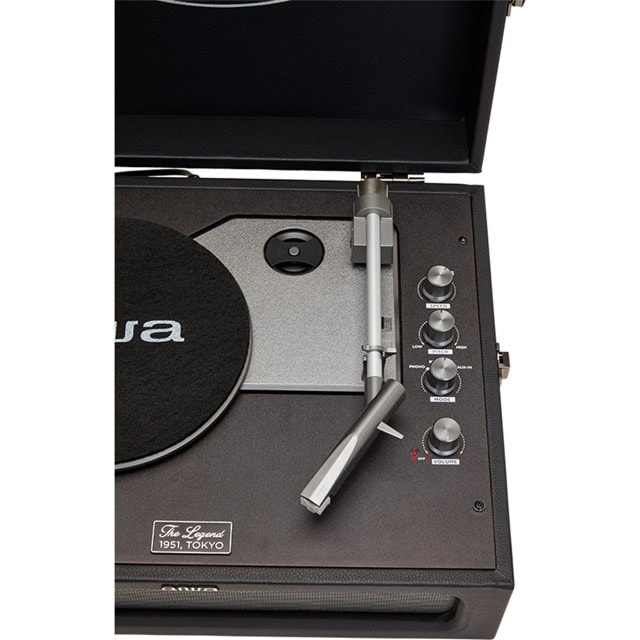 Aiwa Vintage Black Bluetooth Turntable - 3