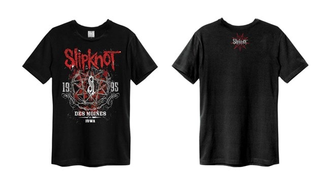 Slipknot Des Moines 2 Sided Print Tee (Small) - 1