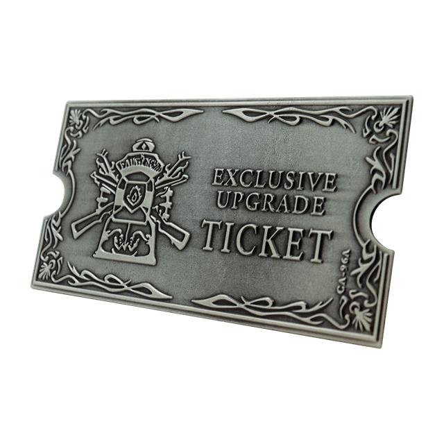 Resident Evil 4 Metal Exclusive Upgrade Ticket Replica - 3