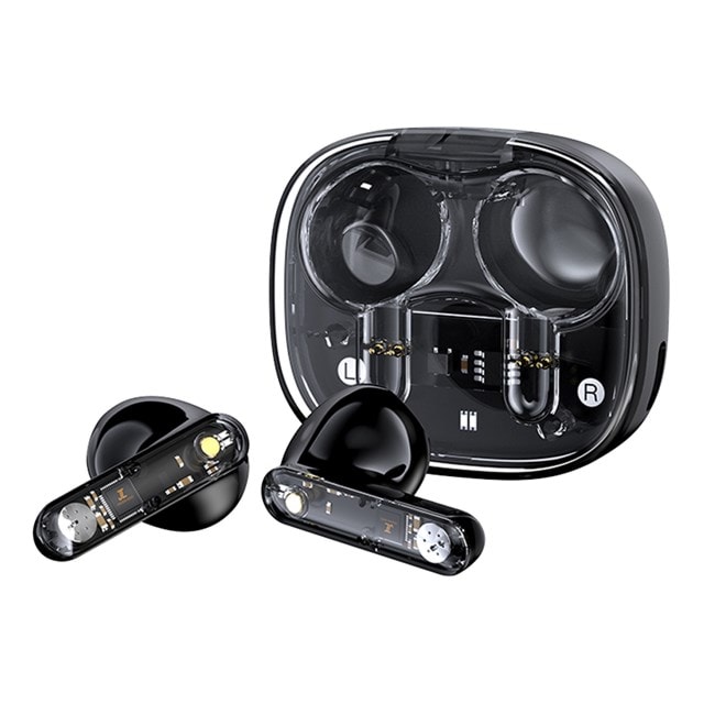 Streetz T150 Transparent Black True Wireless Bluetooth Earphones - 4