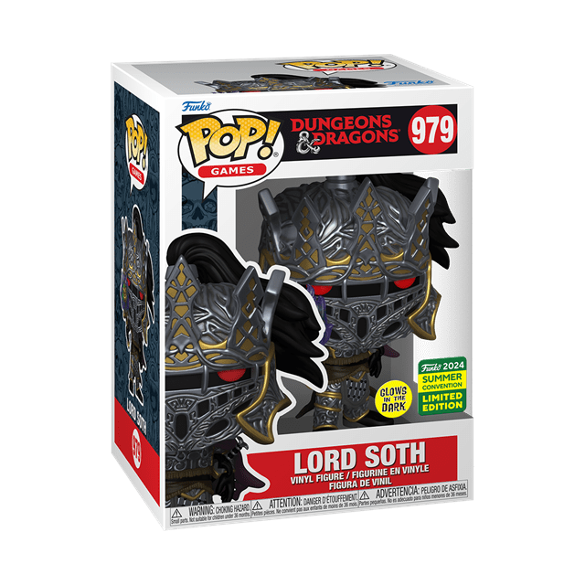 Lord Soth 979 Dungeons And Dragons hmv Exclusive Funko Pop Vinyl Super - 2