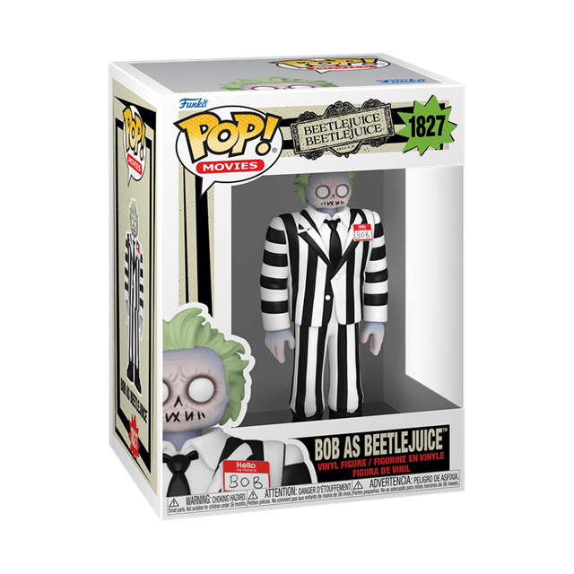 Bob As Beetlejuice 1827 Beetlejuice Beetlejuice Funko Pop Vinyl - 2