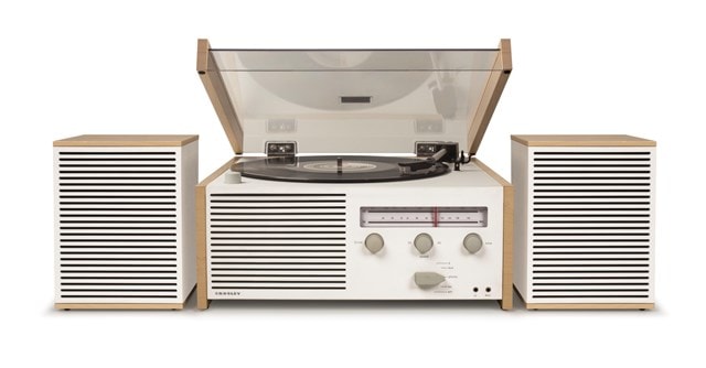 Crosley Switch White Bluetooth Turntable & Speakers - 1