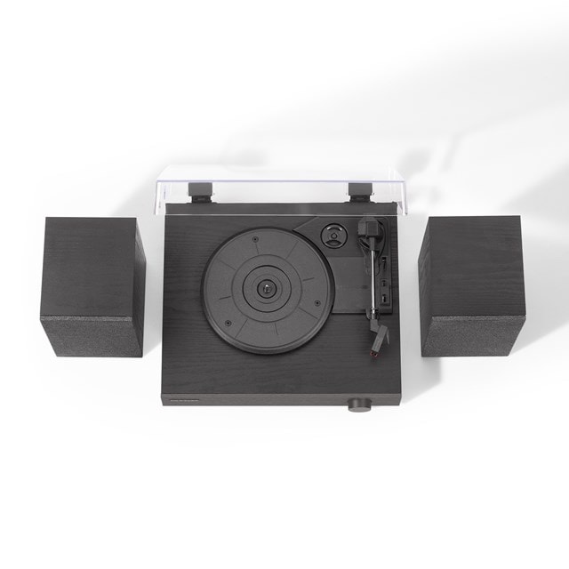 Crosley Zane Black Turntable & Speakers - 12