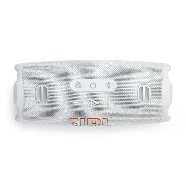 JBL Charge 6 White Bluetooth Speaker - 5