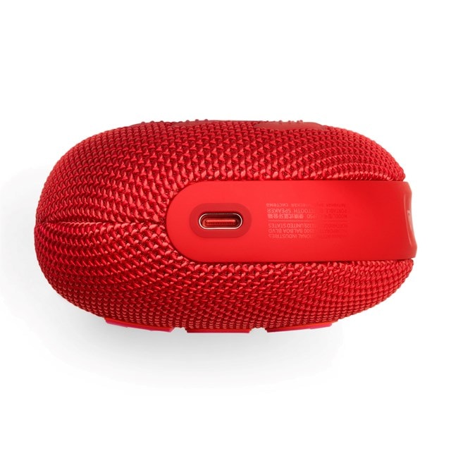 JBL Clip 5 Red Bluetooth Speaker - 3