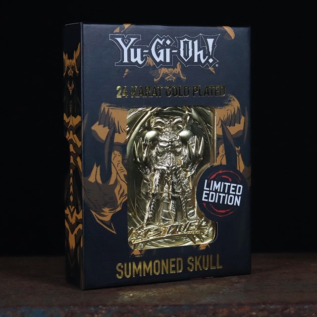 Yu-Gi-Oh! Summoned Skull 24K Gold Plated Ingot Collectible - 5