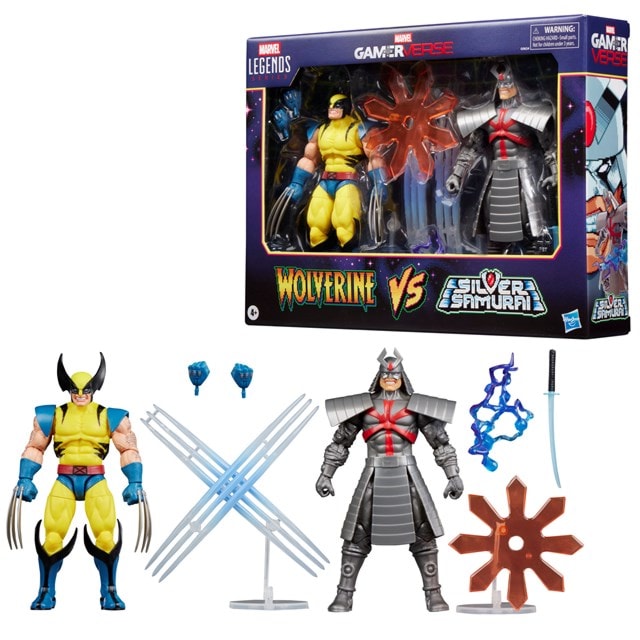 Gamerverse Wolverine Vs Marvel's Silver Samurai Marvel Legends Series Hasbro Action Figure - 11