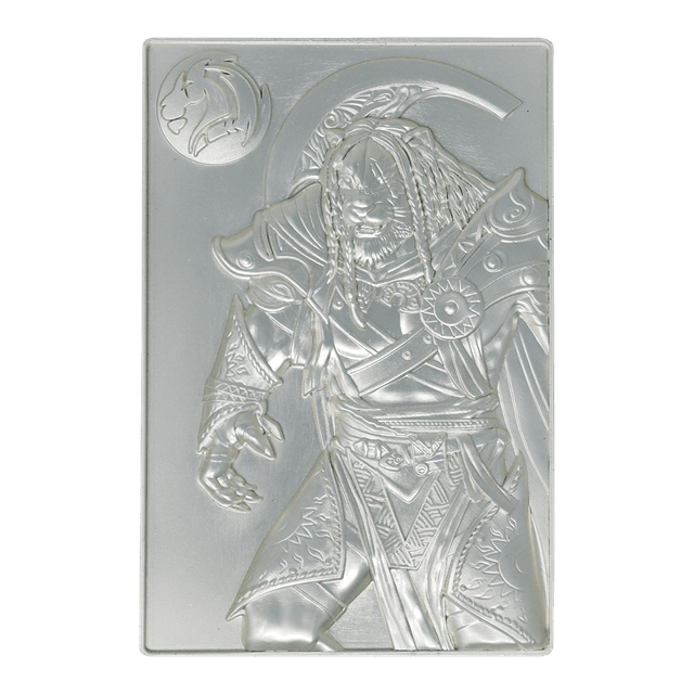 Silver Plated Ajani Goldmane Magic The Gathering Limited Edition Collectible - 9