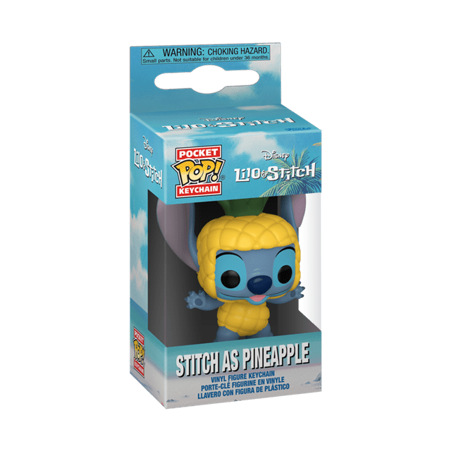 Stitch As Pineapple Lilo & Stitch Funko Pop Vinyl Keychain - 2