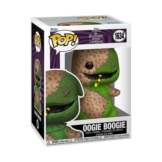 Oogie Boogie Patchwork 1634 Nightmare Before Christmas Funko Pop Vinyl - 2