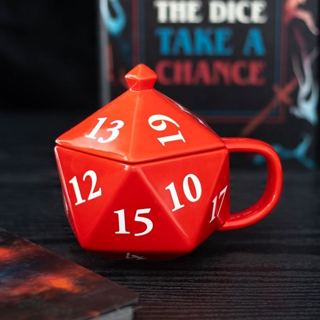 D20 Gaming Dice Shaped Ceramic Mug - 3