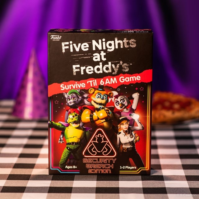 Survive 'Til 6Am Security Breach Edition Five Nights At Freddys (FNAF) hmv Exclusive Funko Game - 1