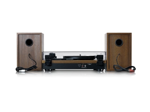 Lenco LS100 Wood Turntable & Speakers - 2