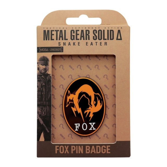 FOX Metal Gear Solid Delta Pin Badge - 3