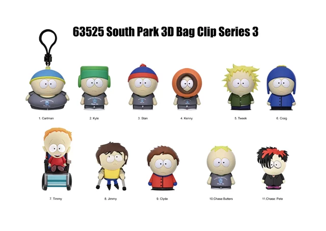 South Park Series 3 Bag Clips - 2