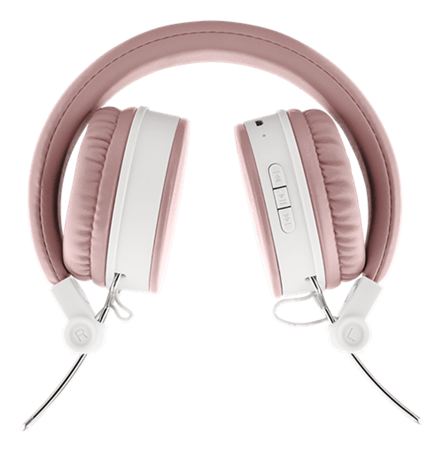 Streetz HL-BT402 Pink Bluetooth Headphones - 4
