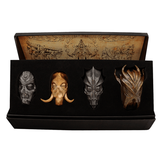 Skyrim Dragon Priest The Elder Scrolls V Mask Set Of 4 - 4