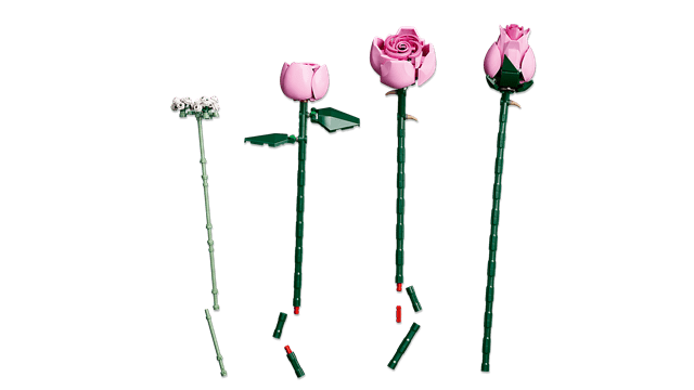 Bouquet Of Pink Roses LEGO Botanicals - 5