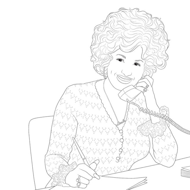 Be a Diamond: Decades of Dolly Parton's Style (An Unofficial Coloring Book) - 8